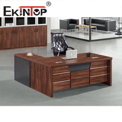 China Half Round Office Desk Furniture European 100% MDF Executive Office Desk for sale