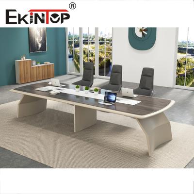 Κίνα Custom Wood Commercial Office Furniture Conference Table Meeting Table προς πώληση