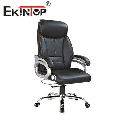 Chine Chaise de PDG ergonomique Chaise en cuir PU de luxe Bureau du directeur exécutif à vendre