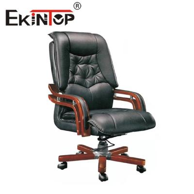 Chine Dos élevé ergonomique de chaise en cuir d'unité centrale de meubles de bureau confortable pour le patron à vendre