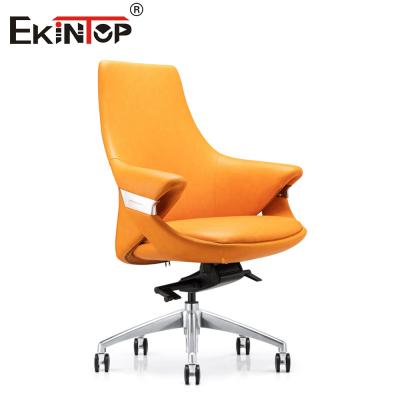 China Adjustable Leather Office Chair for Customized Comfort and Ultimate Support for sale