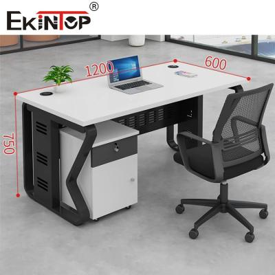 China Small Employee Desk Executive Office Desk Business Style Solid Oak Desk for sale