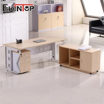 China Modern Office Furniture Workstation Desk Storage Cabinet Computer Desk Chairs for sale