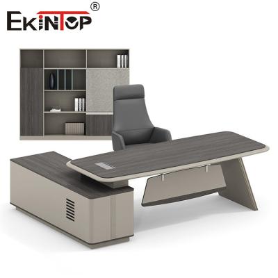 China Office Furniture Factory Solid Wood Modern Office Desk Bespoke Desk for sale