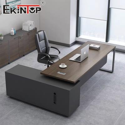 China Office Furniture Factoty Classic Style Office Desk Boss Table All Modern Desk for sale