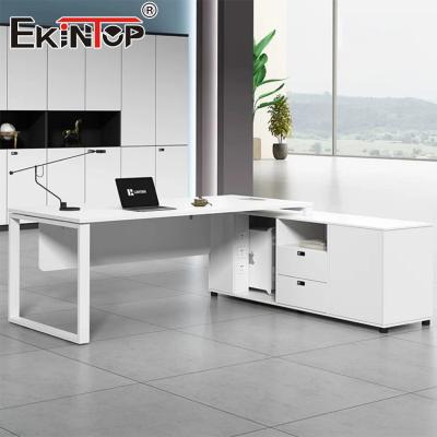 China Low-Priced Modern Design L-Shaped Office Desk Samples All Modern Desk for sale