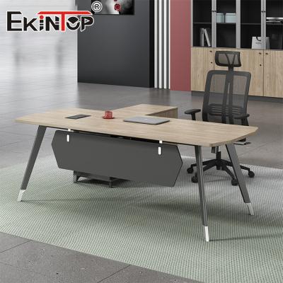 China Industrial Style Office Desk Furniture Executive Desk with Drawers for sale