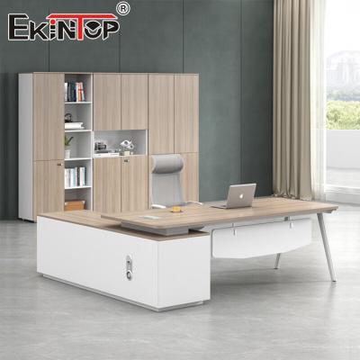 China Commercial Style Office Desk Furniture Manager Table Custom Made Desk for sale