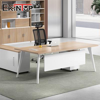 China Customized Office Desks Wood L Shape Table Modern Desk Modular Desk Furniture for sale