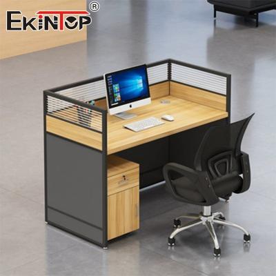 China Walnut Commercial Style Office Desk Employees Table Small Desk Table for sale