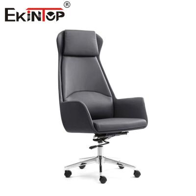 China Leather Boss Chair Computer Chair Commercial Office Chairs for sale