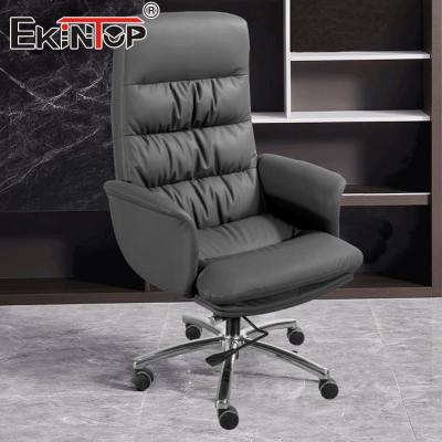 China Modern Comfortable High-Back Sofa Seat Leather Chair Custom BreakRoom Chairs for sale