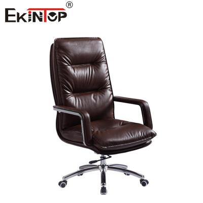 China Modern High Back PU Swivel Chairs Boss Leather Chairs Executive Chairs BreakRoom Chairs for sale