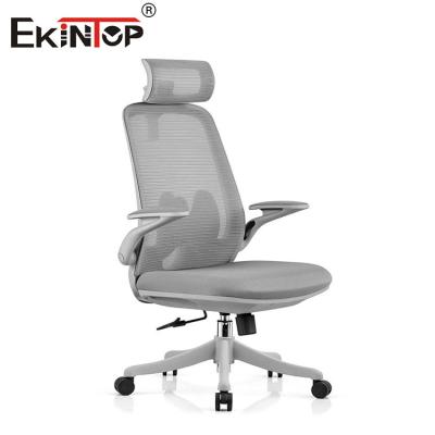 China Mesh Computer Gaming Racing Fabric Office Chair 350mm Plating Metal Base for sale