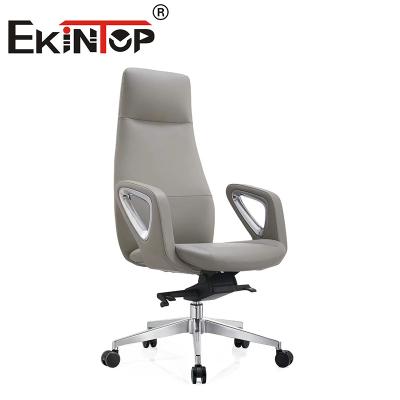 China Factory Wholesale Manager Swivel Leather PU Executive Chair Leather Club Chairs for sale