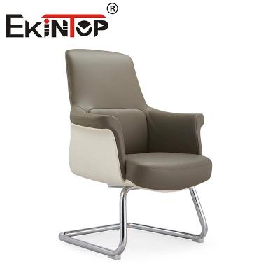 China Wholesale Comfortable Office Furniture Work Staff Office Chair Vegan Leather Chair for sale