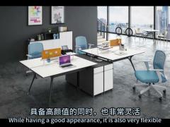 L Shape Classic Style Executive Office Furniture Sets Modern Manager Desk