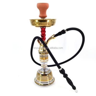 China Medium Glass Single Hose WOYU Sheesha Waterpipe Smoke Hookahs Set for sale