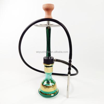 China 45cm-1 Hose Barware Prices Large Woyu Aluminum Glass Hookah Shisha Glass Shisha Hookah Good for sale