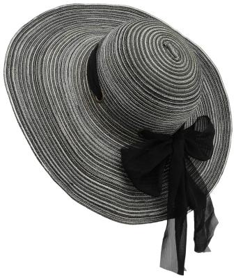 China Breathable and Comfortabl/Wholesale Wide Brim Sun Hat Foldable Roll Up Beach Floppy Hats/Soft Disc/Premiun Manufacturer/Bowknot for Women for sale