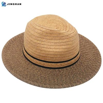 China Fashion\Comfortable Top Selling Unisex Wide Hat UPF50\Goods 2022 Brim Panama Fedora Summer Beach Sun Straw for sale