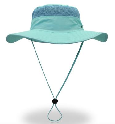 China Men's Wide Brim Hat / Fisherman Hat / Home Prefer Windproof Sun Hat Hat UPF50 Wide Brim Bucket Fishing Hat for sale