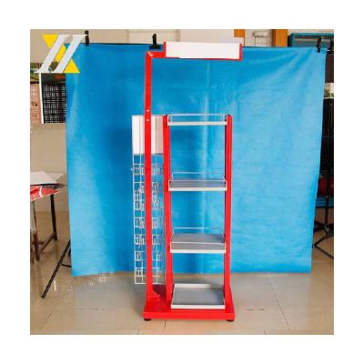 China Metal Shelf Display Leisure Snack Deli Grocery Snack Shelf Dried Dry Beef Pork Slice Display Rack for sale