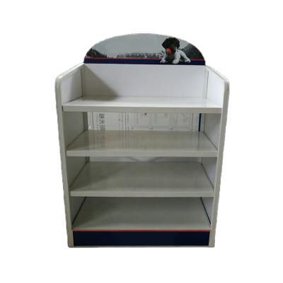 China China Factory Eco-friendly 4 Layers Retail Dog Food Display Stand Buffet Food Snacks Fruits Display Racks for sale