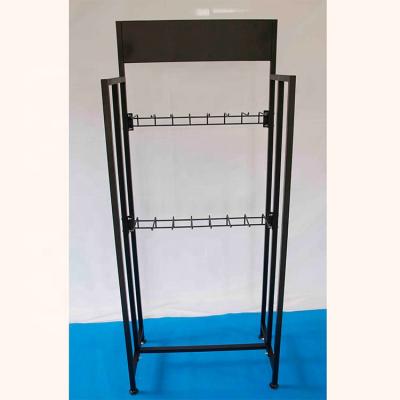 China Simple quality products floor standing tops and pants hooks hanging garment rack display for clothes for sale