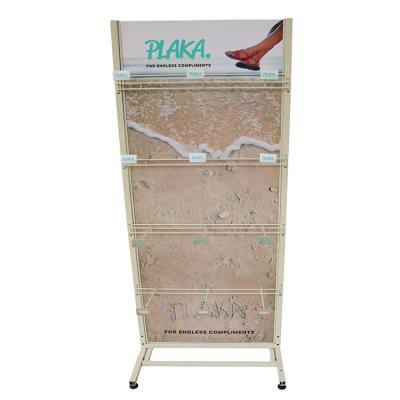 China Eco - Friendly Shoes Rack Hanging Display Hook Brogue And Loafer Shoe Display Stand for sale