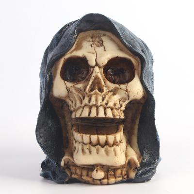 China Europe Factory Custom Halloween Holiday Skull Decor Wholesale Human  Skeleton Ornament Gift Resin Craft for sale