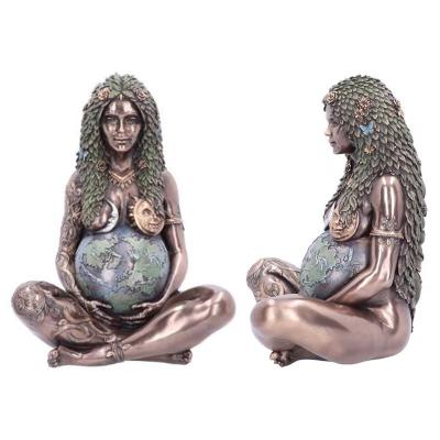 China Europe Custom Souvenir Gift Figurine Resin Millyear Gaia Art Goddess Statue Mother Of The Earth For Home Decor for sale