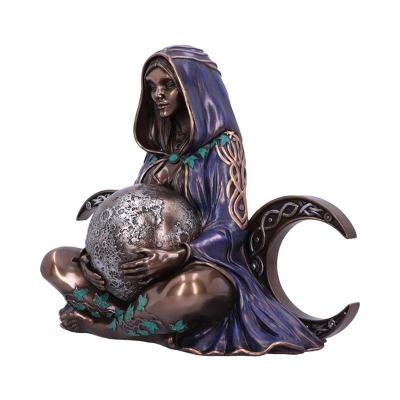 China Europe Custom Mother's Day Souvenir Gift Figurine Resin Home Decor Millyear Gaia Art Goddess Sculptures Mother Of The Earth Statues for sale