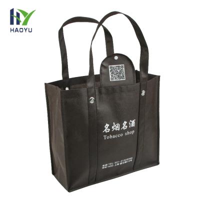 China 6 Bottle Wine Handled Reusable Non Woven Bag For Beer for sale