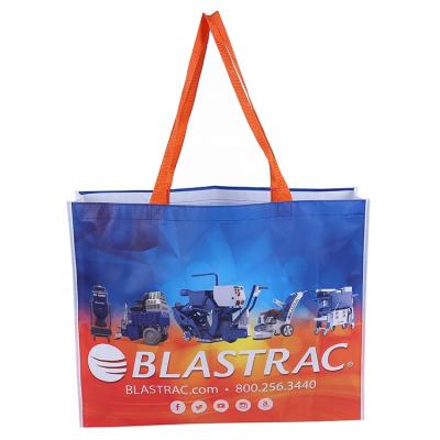 China Cheap 2020 pp rope handle bulk laminated non woven promotional shopping bags with logo for sale