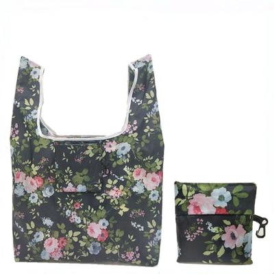 China Folding Custom Cheap Folding T Shirt Polyester Bag With Print for sale