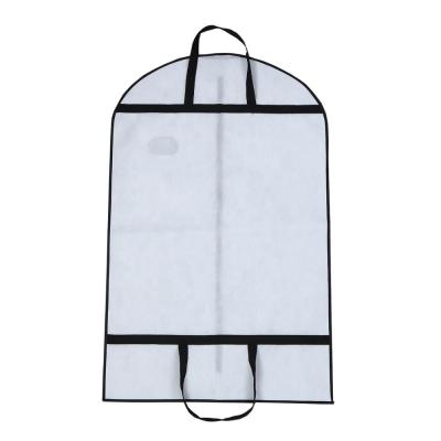 China Custom Design Dress Garment Bag Storage Non Woven Boutique Store Garment Suit Foldable Bag With Handle for sale