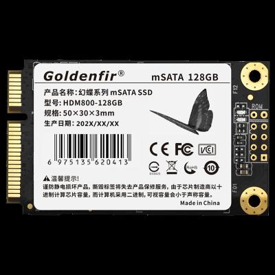 China Goldenfir Msata SSD 120GB 128GB Mini Sata Internal Solid State Drive SATA3.0 Disk For Laptop Desktop for sale