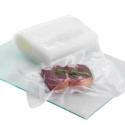 China Food grade viable vacuum sealed bag embossed food packaging bag pulp seafood vacuum sealer machine vegetable bag for sale