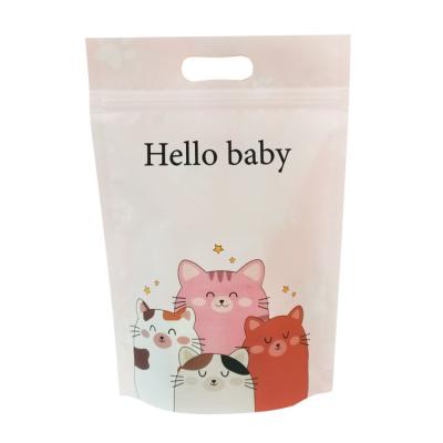 China Custom Color Aseptic Self Seal Bag Printable Logo With Zipper Waterproof And Moisture Proof Food Self Seal Bag for sale