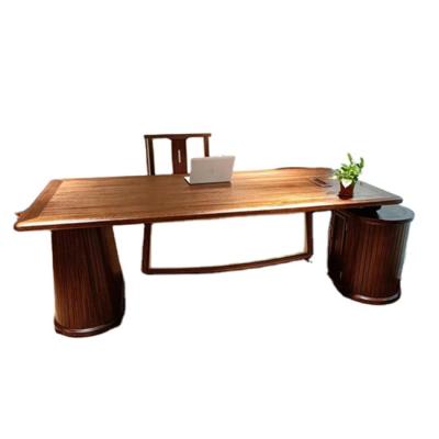 China Modern New Product l Shape Office Table Modern Design Luxury Home Office Wooden Table for sale