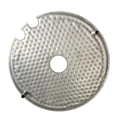 China Refrigeration Parts Embossed Design Safety Heat Exchanger And High Efficiency Plate Milk for sale