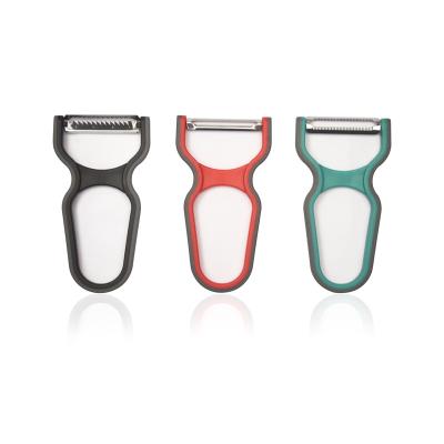 China Viable 3 Different Styles Fruit Vegetable Grater Peeler Kitchen Implements for sale