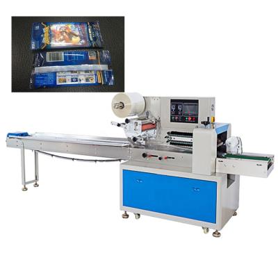 China Automatic Food Card Flow Packing Machine for sale