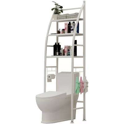 China Hot Selling Viable Sailboat Shape Metal Bathroom Shelves Over Toilet Bathroom Shelving Toilet Storage Rack for sale