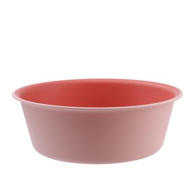 China Sustainable Small Style - Plastic Wash Basin Children's Round Two Color Wash Basin Household Wash Basin for sale