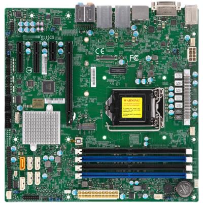 China X11SCQ Industrial Server/Workstation Bundle Motherboard for Supermicro 8th/9th Generation i9 i7 i5 i3 LGA-1151 Q370 3.0M Single Server uATX PCI-E for sale