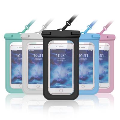 China Waterproof Waterproof Phone Pouch/Cases Floating Clear Space Waterproof Universal Phone Tpu Pocket Mobile Phone Bag for sale