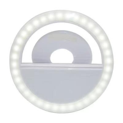 China Mini Mini Mobile Phone Led Simple Circular Selfie Light USB Beauty Fill Light Mobile Phone Fill Light for sale