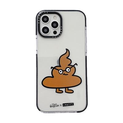 China High Quality Anti-fall Monster Cartoon Transparent Mobile Phone Case For iPhone 11p/iPhone 11pro Max/iPhone 13 for sale